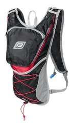 batoh FORCE TWIN PRO PLUS 14 l+2L rez.,černo-červ.