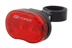 blikačka zadní FORCE TRI  3LM 3 LED+ baterie