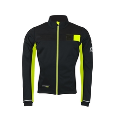 bunda F FROST KID softshell, černo-fluo 141-153