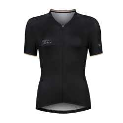 dres F GOLD LADY kr. rukáv, černo-zlatý