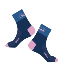 ponožky FORCE DIVIDED, modro-fialové L-XL/42-46
