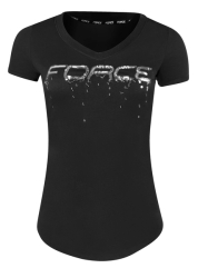 triko FORCE LADY krátký rukáv, černé M