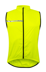 vesta FORCE WINDPRO, plná záda, fluo XXL