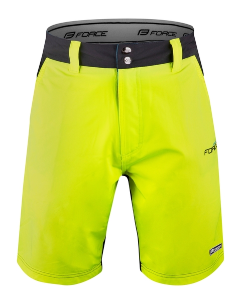 kraťasy F BLADE MTB odn. vložka, černo-fluo M